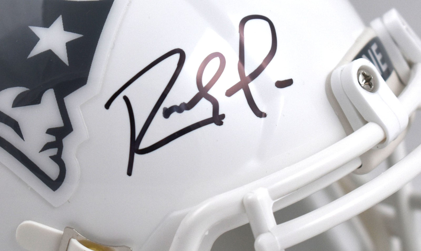 Randy Moss Signed New England Patriots 2024 Salute to Service Mini Helmet