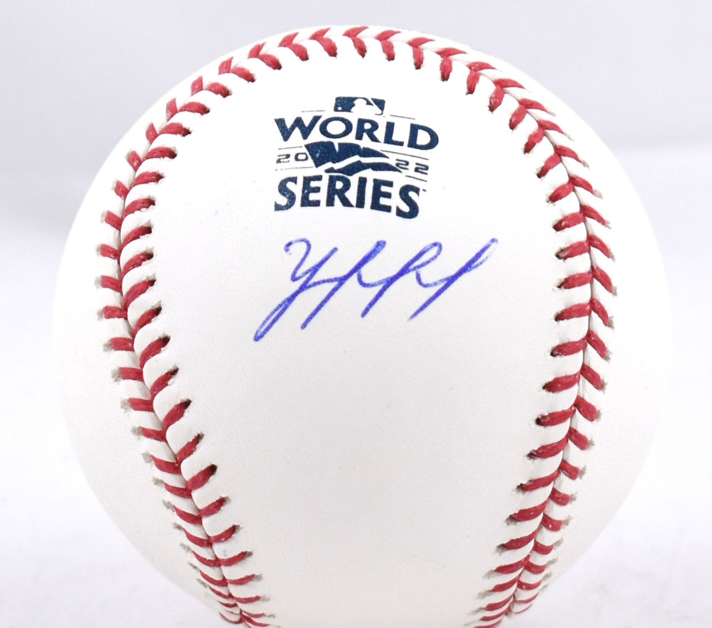 Yordan Alvarez Autographed World Series Baseball