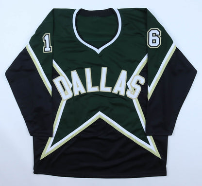Brett Hull Signed Dallas Stars Custom Stitched Jersey Beckett COA
