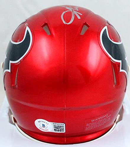 Shane Lechler Signed Houston Texans Flash Speed Mini Helmet