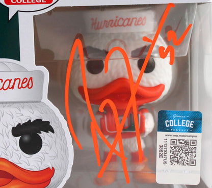Ray Lewis Signed Miami Hurricanes Funko Pop Figurine #12