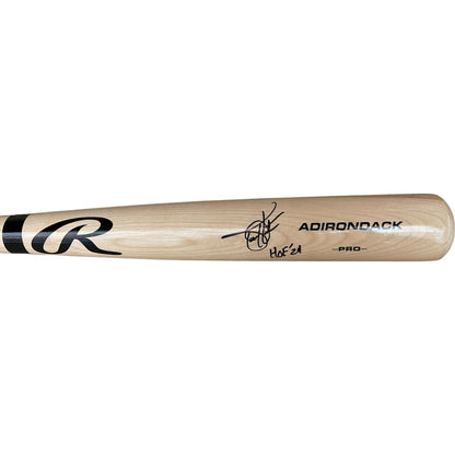 Todd Helton Autographed Colorado Rockies Blonde Baseball Bat (HOF Inscription)