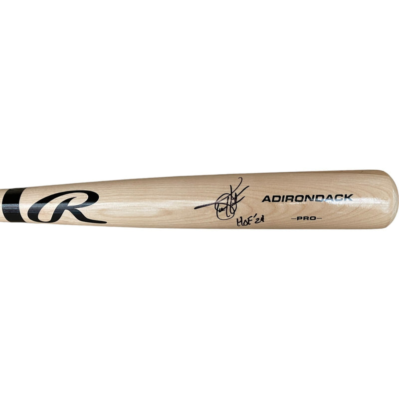 Todd Helton Autographed Colorado Rockies Blonde Baseball Bat (HOF Inscription)