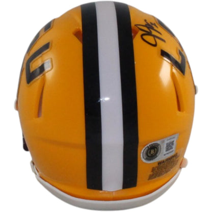 Justin Jefferson Signed LSU Tigers Mini Helmet