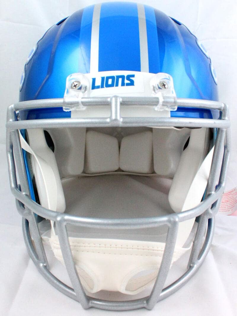 D'Andre Swift Autographed Detroit Lions Flash Speed Authentic Helmet