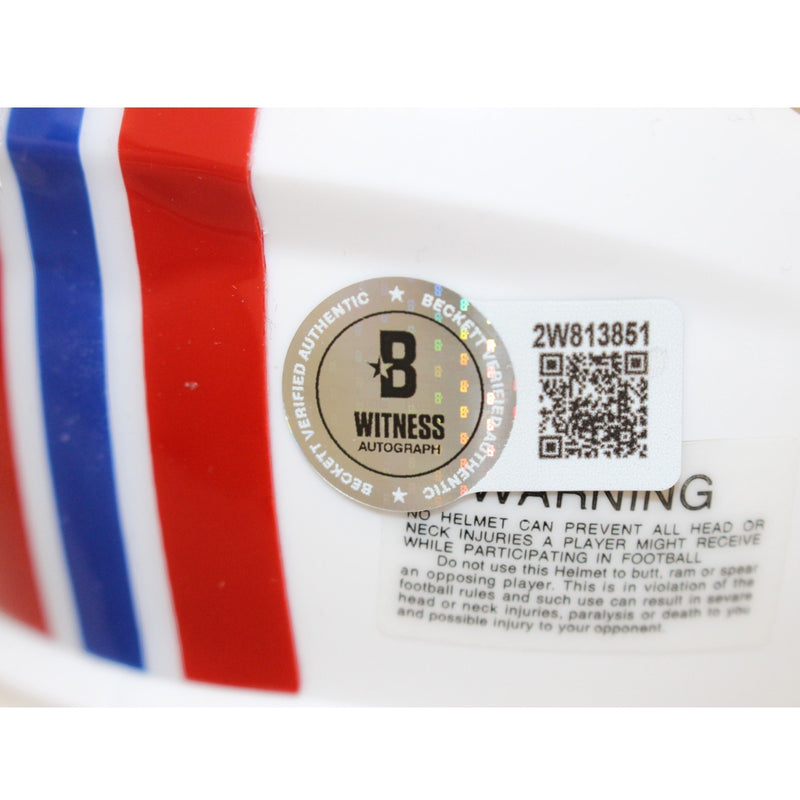 Mike Haynes Autographed New England Patriots Throwback Mini Helmet