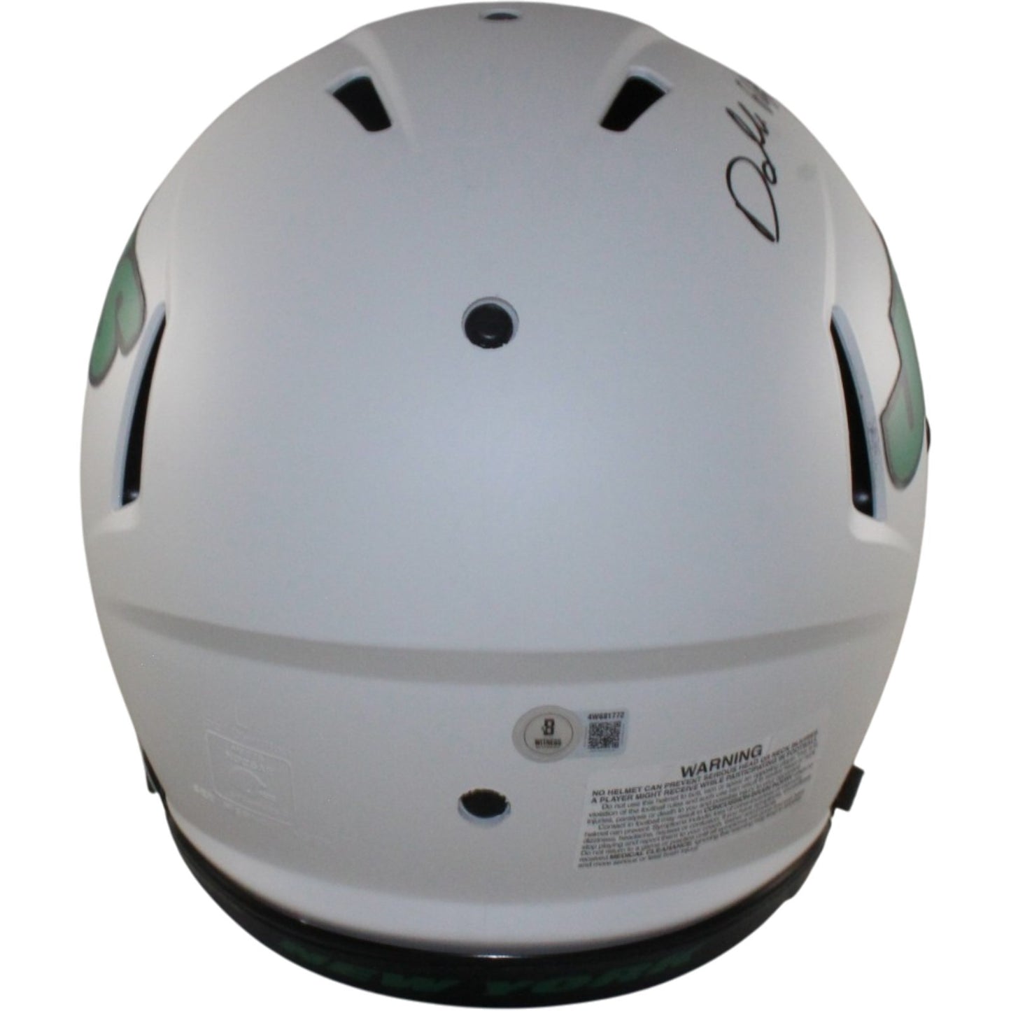 Darrelle Revis Signed New York Jets Authentic Lunar Helmet
