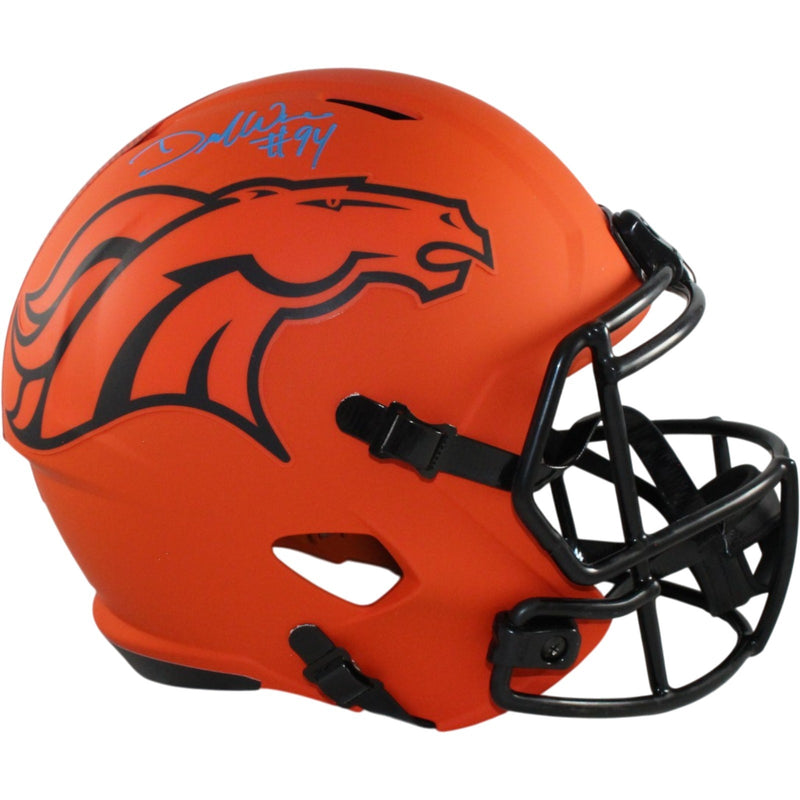 DeMarcus Ware Full Size Helmet - Signed Denver Broncos Rave Edition