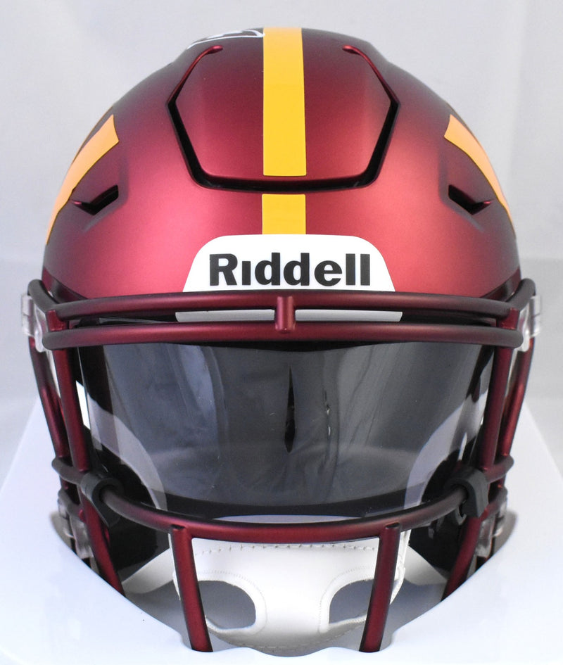 Adrian Peterson Signed Washington Commanders Mid-Size SpeedFlex Helmet