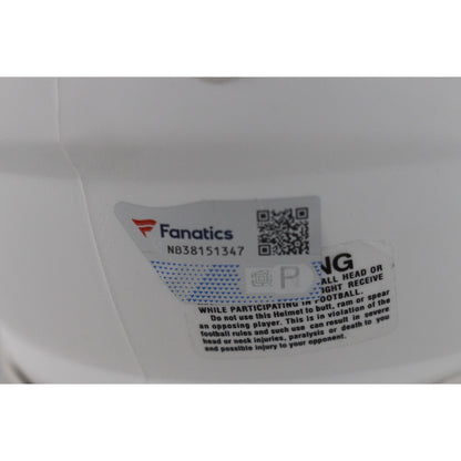 Tom Brady Signed New England Patriots Flat White Mini Helmet (Fanatics)