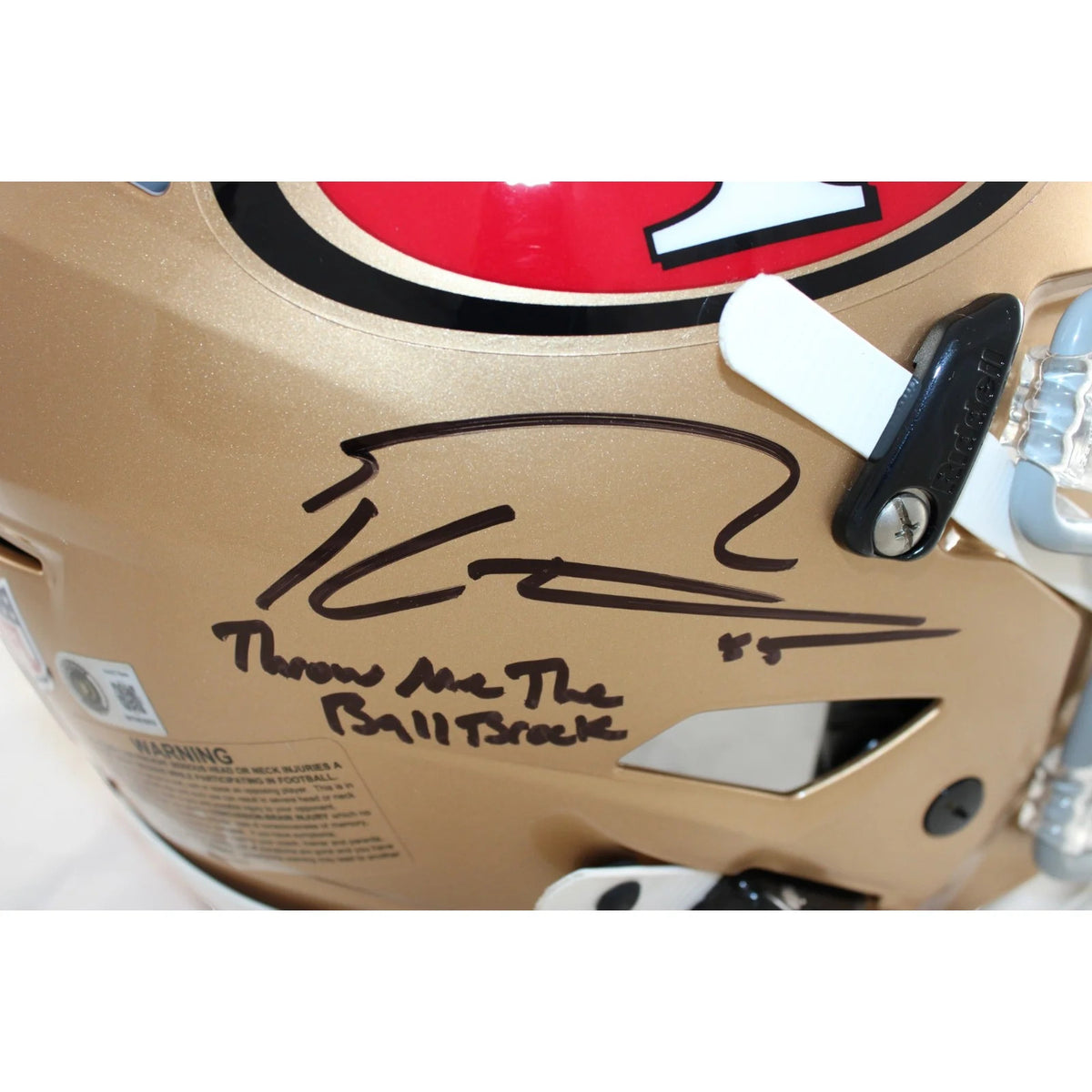 Brock Purdy & George Kittle Signed San Francisco 49ers Speedflex Helmet