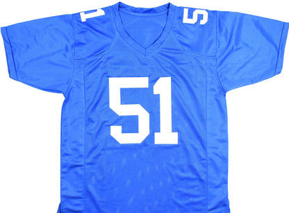 Abdul Carter Autographed New York Giants Custom Blue Jersey