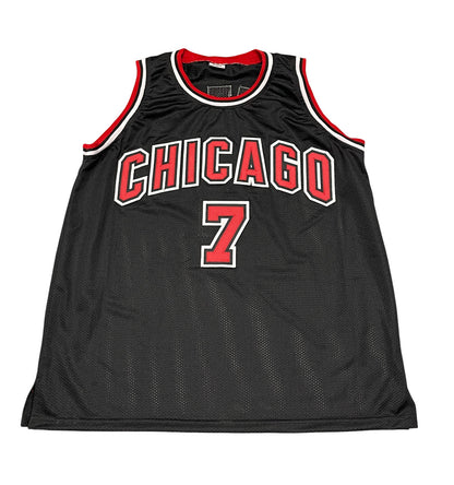 Toni Kukoc Signed Chicago Bulls Custom Jersey Beckett COA