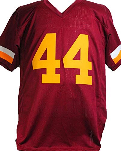 John Riggins Signed Maroon and Yellow Custom Football Jersey