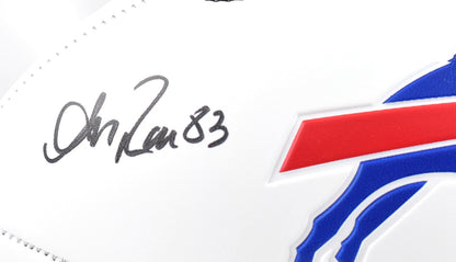 Andre Reed Signed Buffalo Bills Logo Football HOF