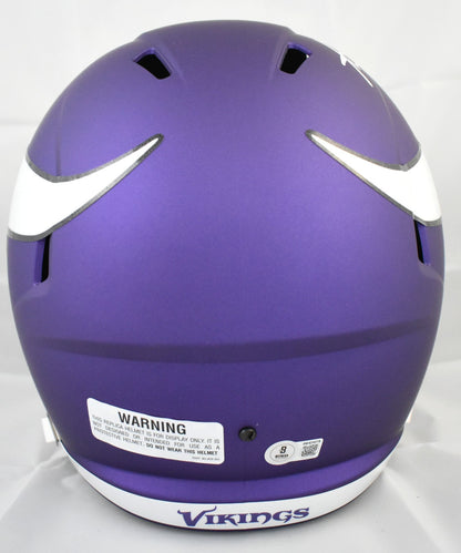 Aaron Jones Signed Minnesota Vikings Full Size Speed Helmet