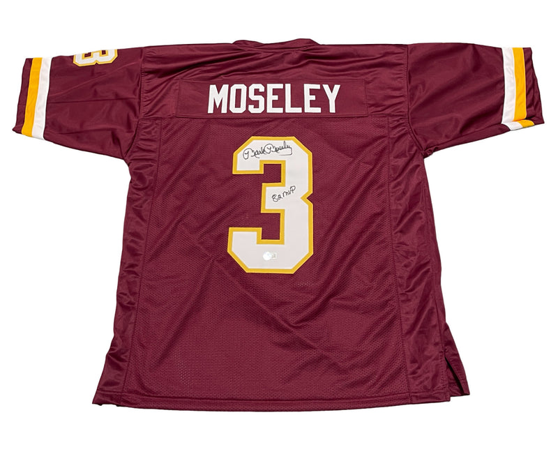 Mark Moseley Signed Washington Custom Jersey ('82 MVP) BAS COA