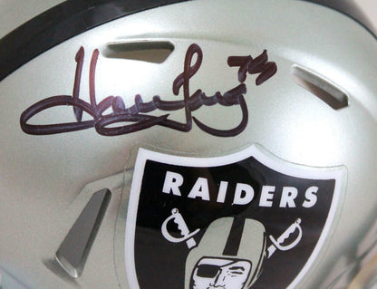 Howie Long Signed Oakland Raiders Flash Speed Mini Helmet
