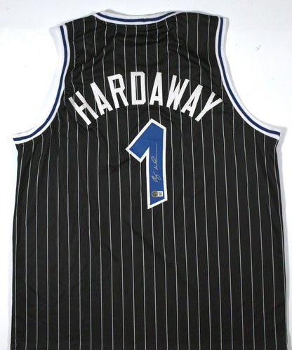 Penny Hardaway Signed Custom Black Basketball Jersey