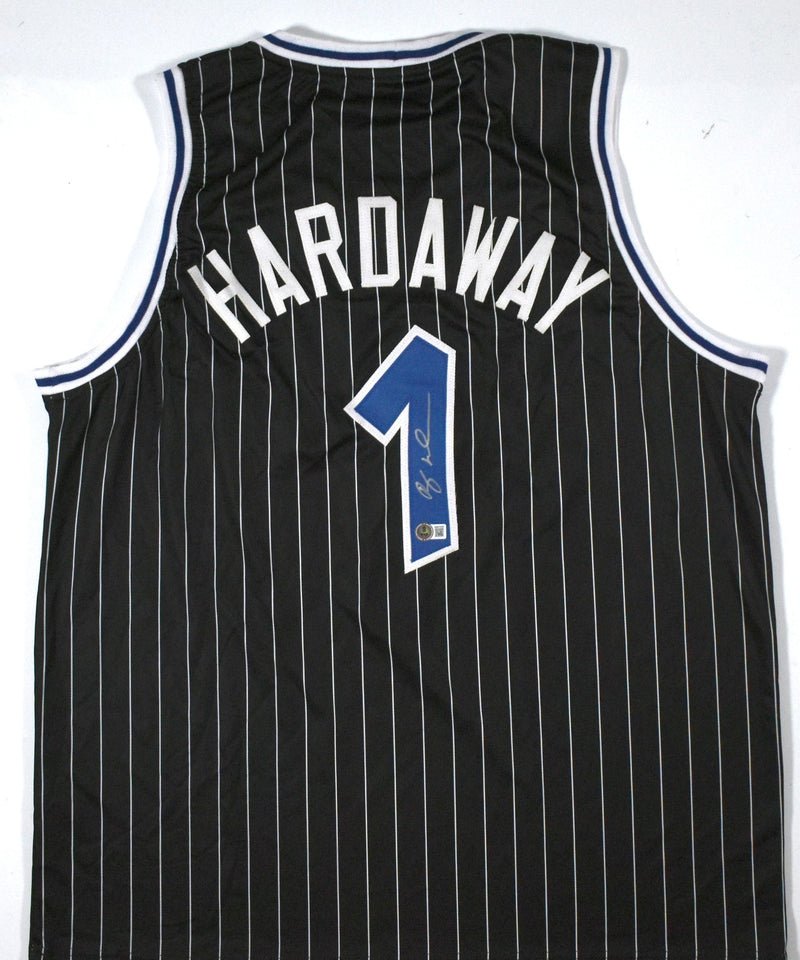 Penny Hardaway Signed Custom Black Basketball Jersey