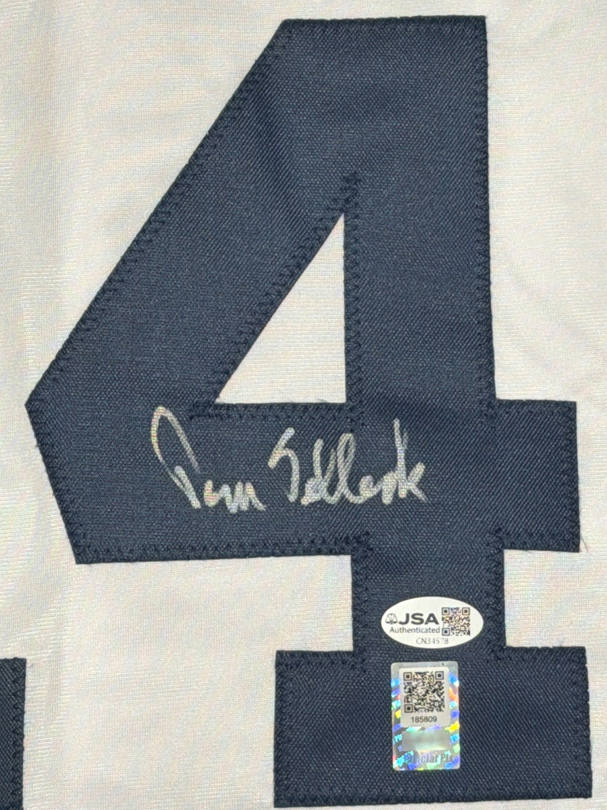 Tom Selleck Signed Detroit Tigers Custom Jersey