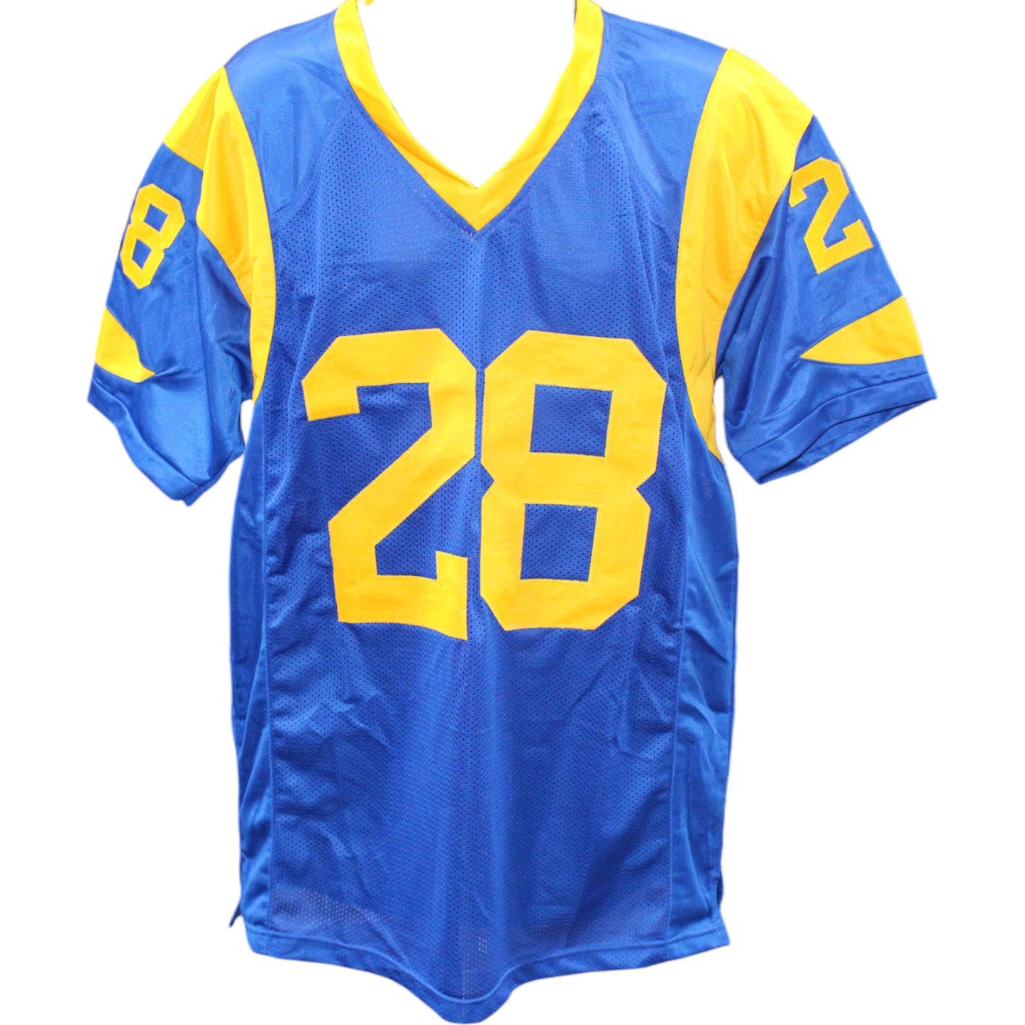 Marshall Faulk Autographed Pro Style Throwback Jersey