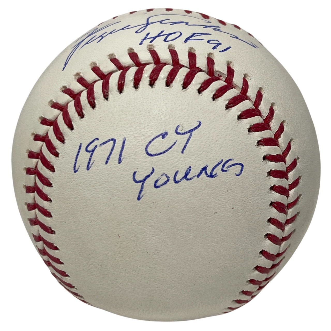 Fergie Jenkins Signed Official MLB Baseball (4 Inscriptions) Chicago Cubs