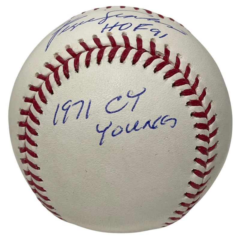 Fergie Jenkins Signed Official MLB Baseball (4 Inscriptions) Chicago Cubs