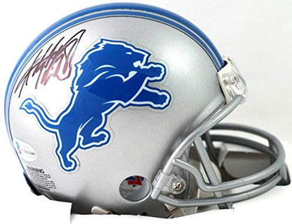 Adrian Peterson Signed Detroit Lions Black Mini Helmet