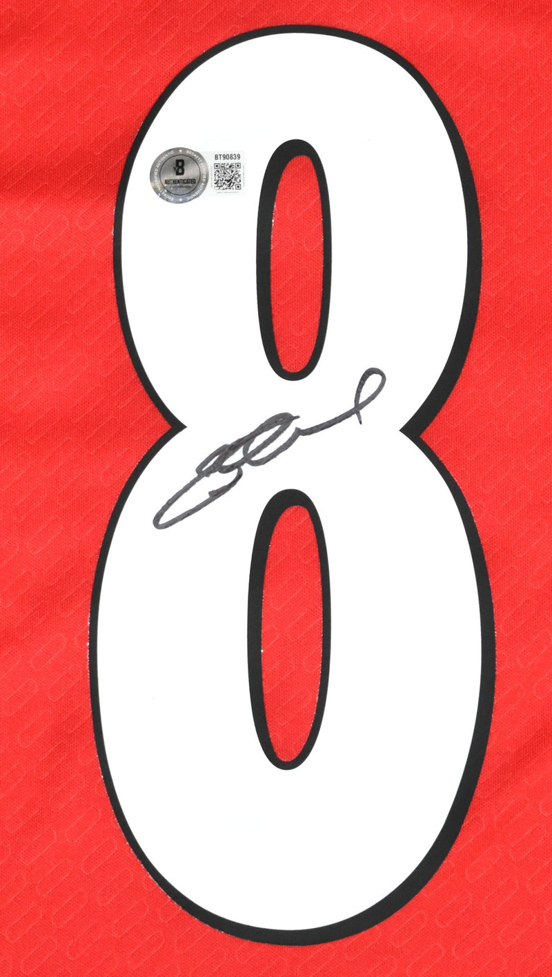 Steven Gerrard Autographed Liverpool Home Jersey