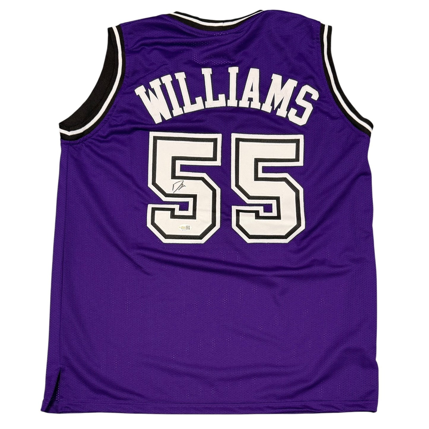Jason Williams Signed Sacramento Kings Custom Basketball Jersey (JSA)