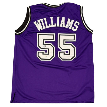 Jason Williams Signed Sacramento Kings Custom Basketball Jersey (JSA)