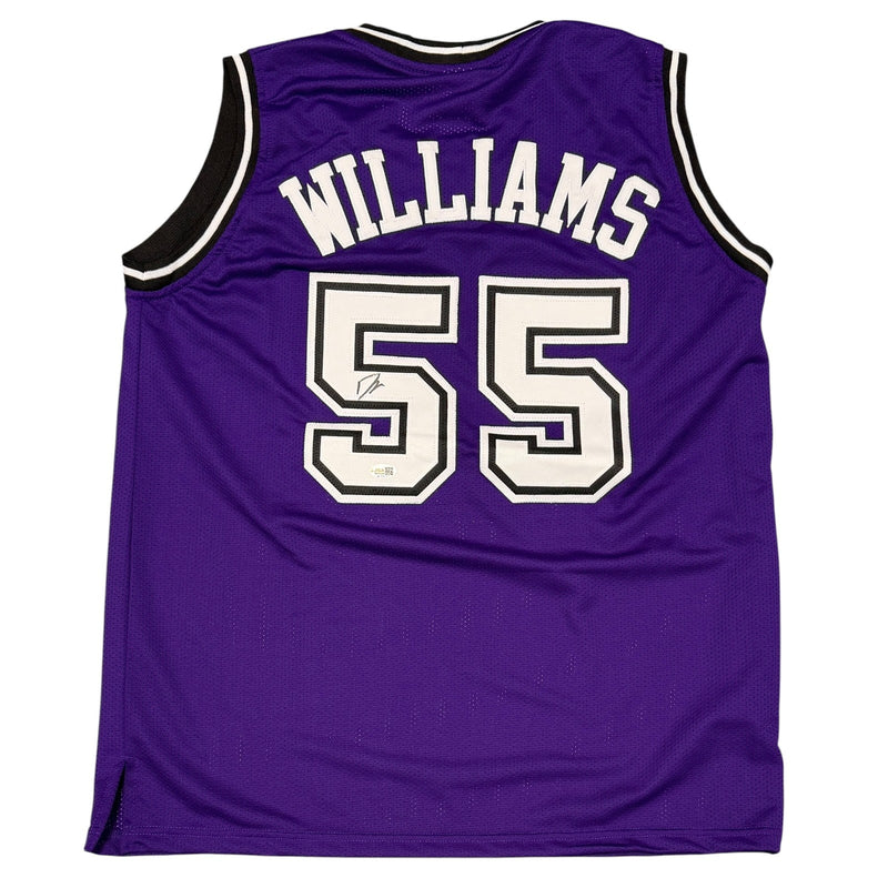 Jason Williams Signed Sacramento Kings Custom Basketball Jersey (JSA)