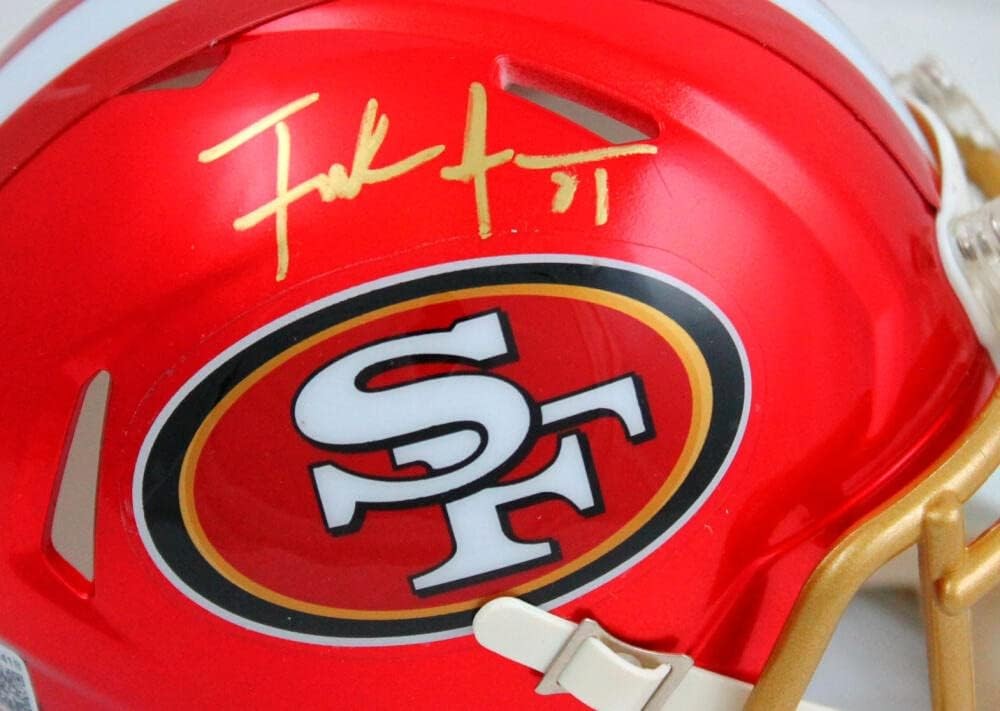 Frank Gore Signed San Francisco 49ers Flash Mini Helmet