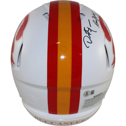 Derrick Brooks & Multi-Signed Buccaneers Authentic Throwback Full Size Helmet