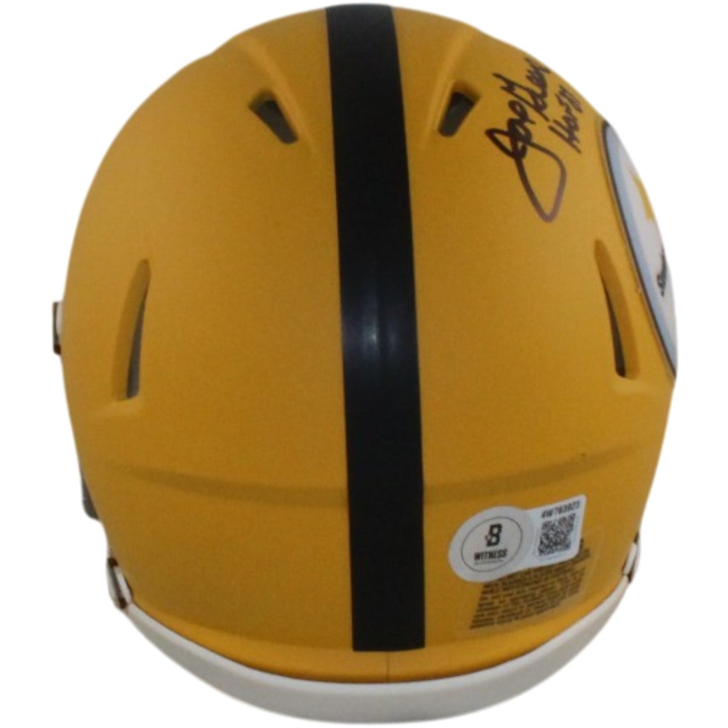 Joe Greene Signed Pittsburgh Steelers 2025 Alternate Mini Helmet