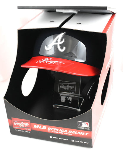 Chipper Jones Autographed Atlanta Braves Full Size Replica Helmet