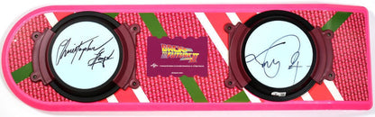 Michael J. Fox & Christopher Lloyd Signed Back to the Future Hoverboard