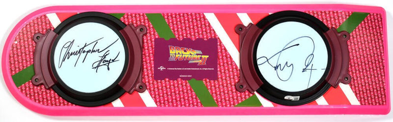 Michael J. Fox & Christopher Lloyd Signed Back to the Future Hoverboard