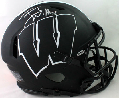 T.J. Watt Autographed Wisconsin Badgers Full Size Eclipse Authentic Helmet