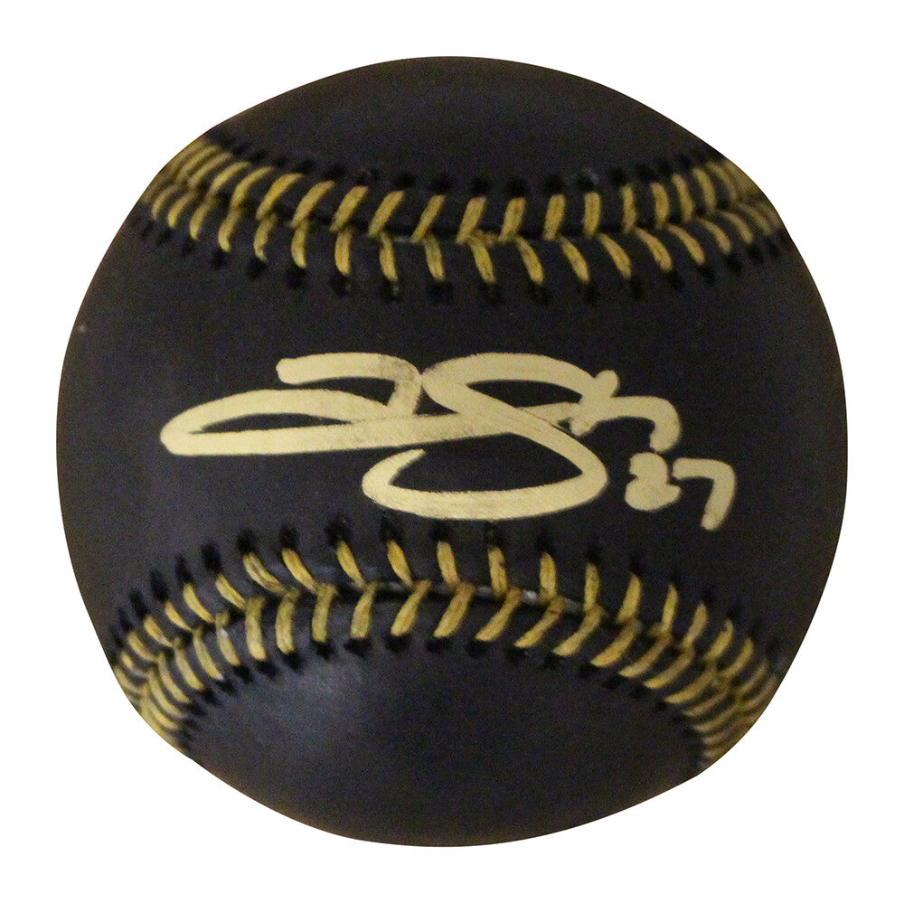 Trevor Story Autographed Boston Red Sox Official Black MLB Baseball