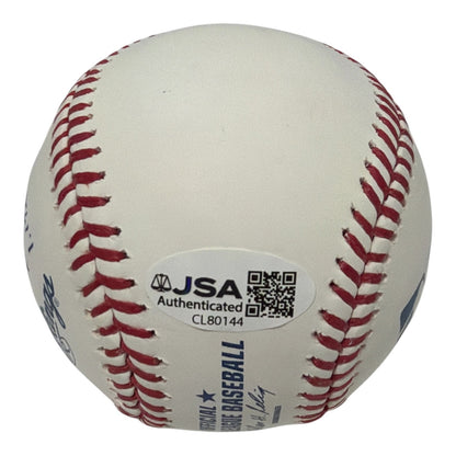 Jon Matlack Signed New York Mets Official MLB Baseball (72 ROY Inscription)