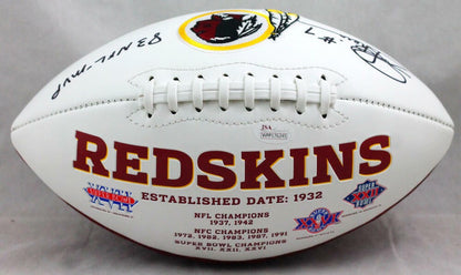 Joe Theismann Signed Washington Logo Football with MVP Inscription