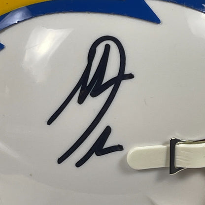 Antonio Gates Signed Los Angeles Chargers Speed Mini Helmet Beckett