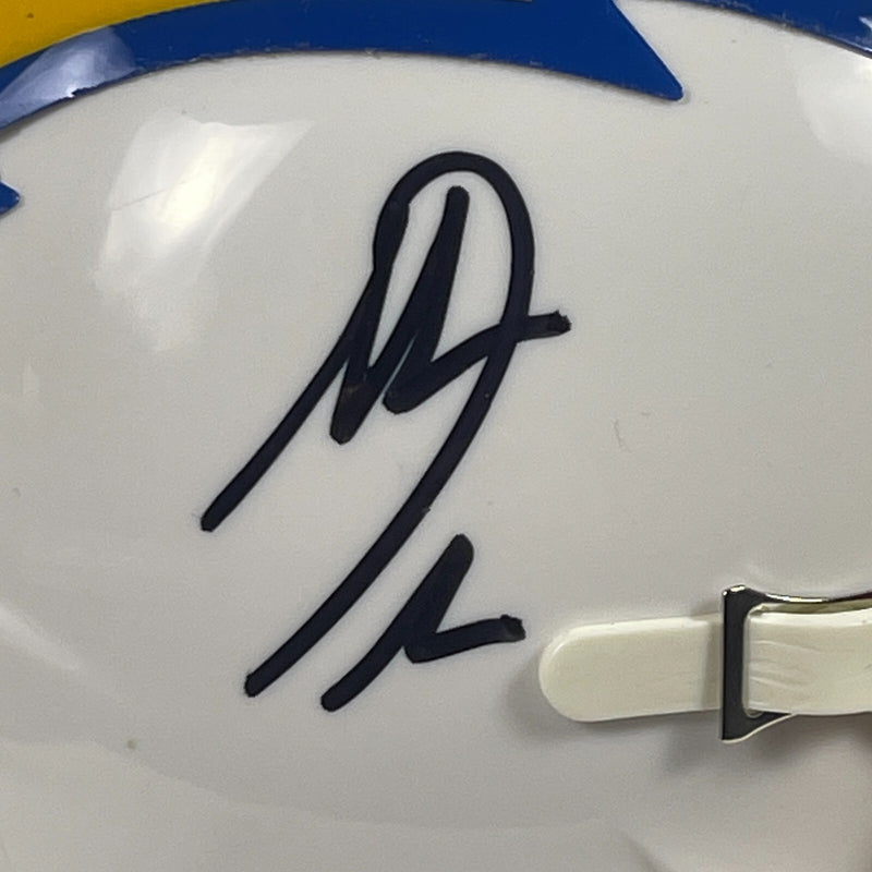 Antonio Gates Signed Los Angeles Chargers Speed Mini Helmet Beckett
