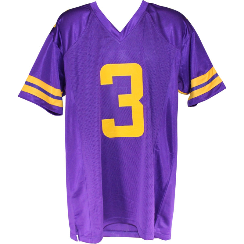 Jordan Addison Autographed Pro Style Purple Jersey (Beckett COA)