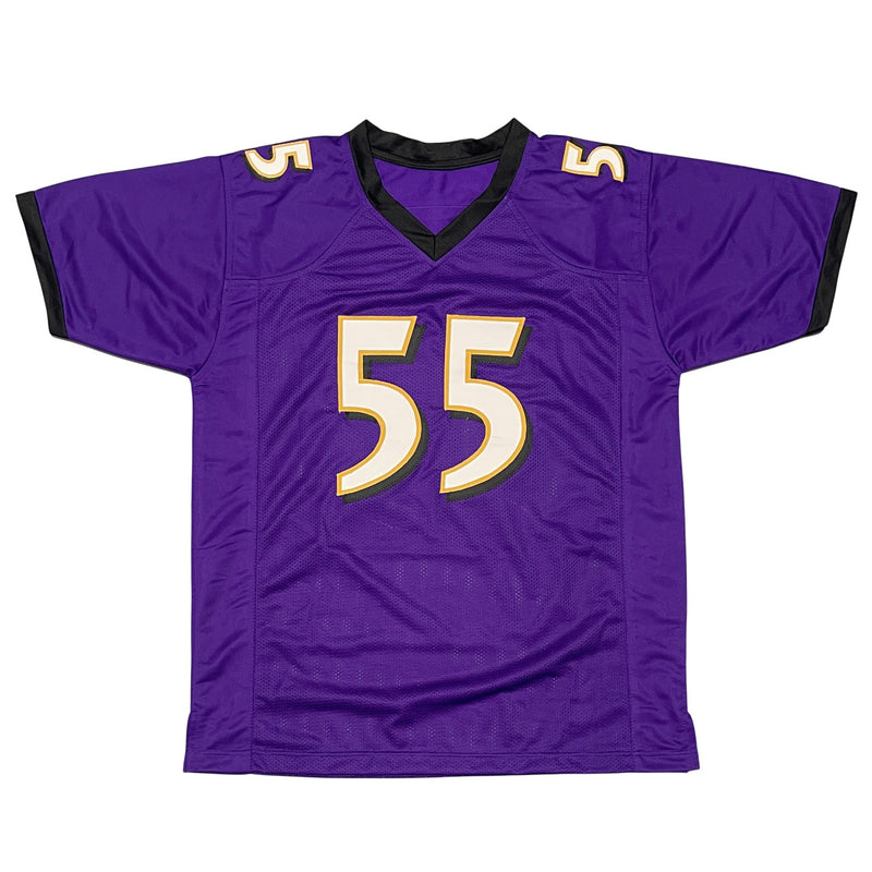 Terrell Suggs Signed Baltimore Ravens Custom Football Jersey