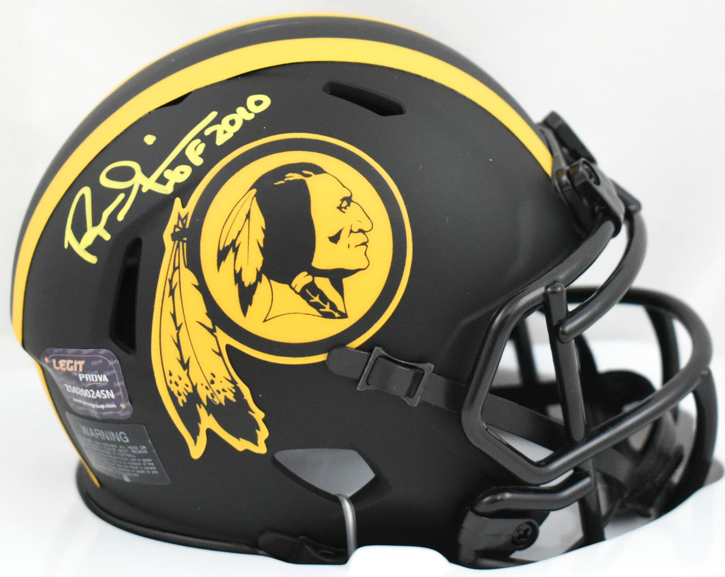 Russ Grimm Signed Washington Redskins Eclipse Speed Mini Helmet