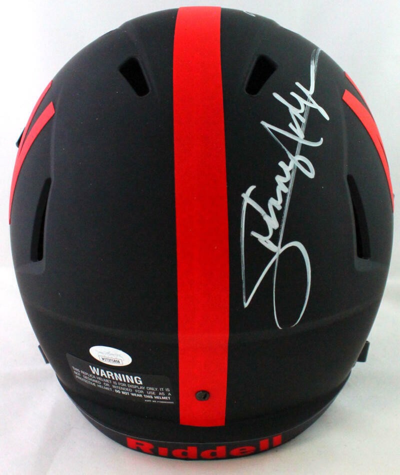 Eric Crouch, Mike Rozier & Johnny Rodgers Signed Nebraska Eclipse Helmet