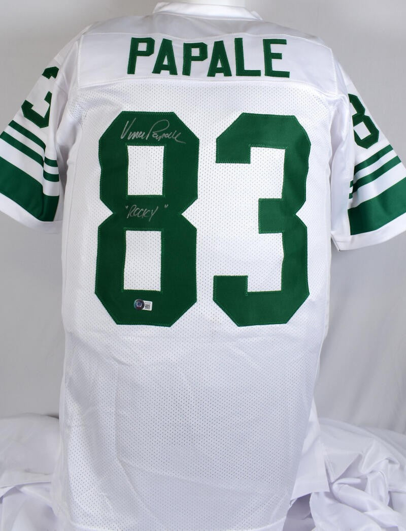 Vince Papale Autographed White Custom Jersey